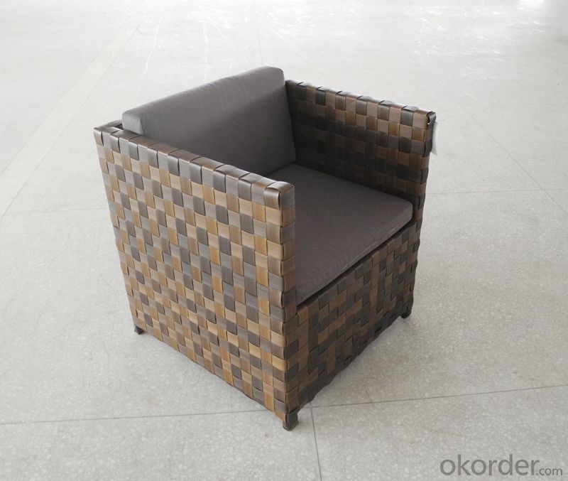Patio Wicker Outdoor Rattan Single Chair for Garden CMAX-SC001