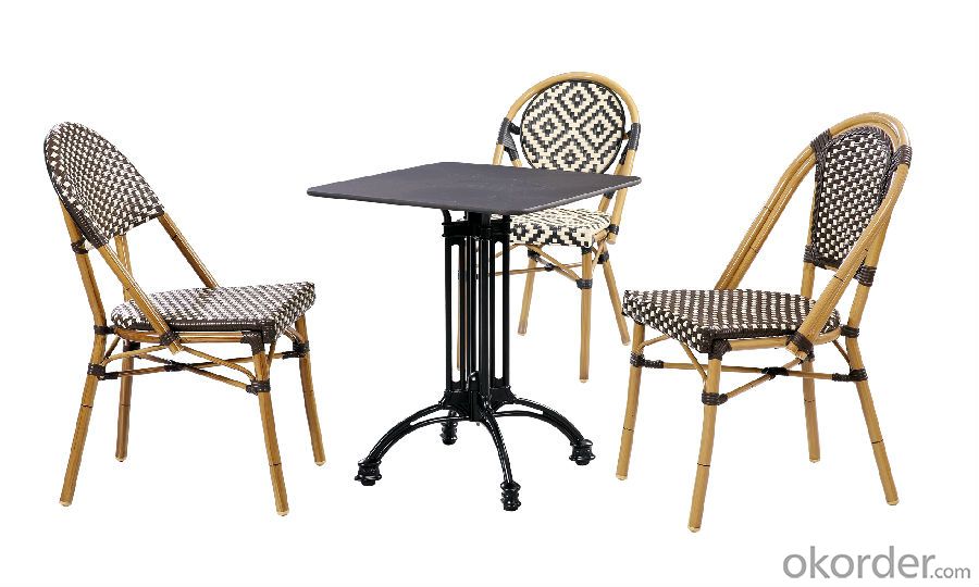 Outdoor Rattan Dining Table with Chair for Garden CMAX-SC014