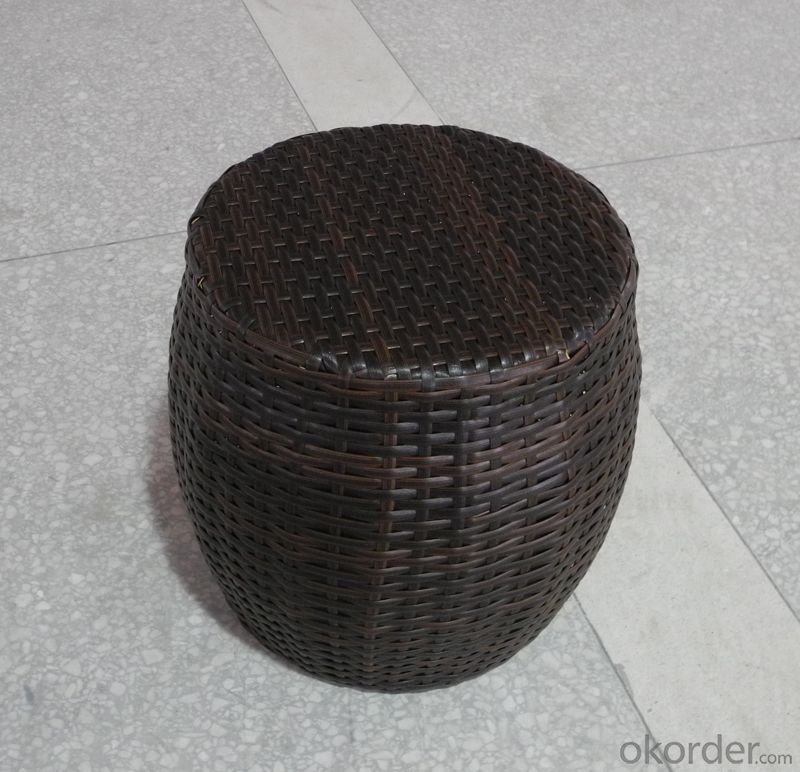 Outdoor Rattan Single Stool for Garden use Patio Furniture