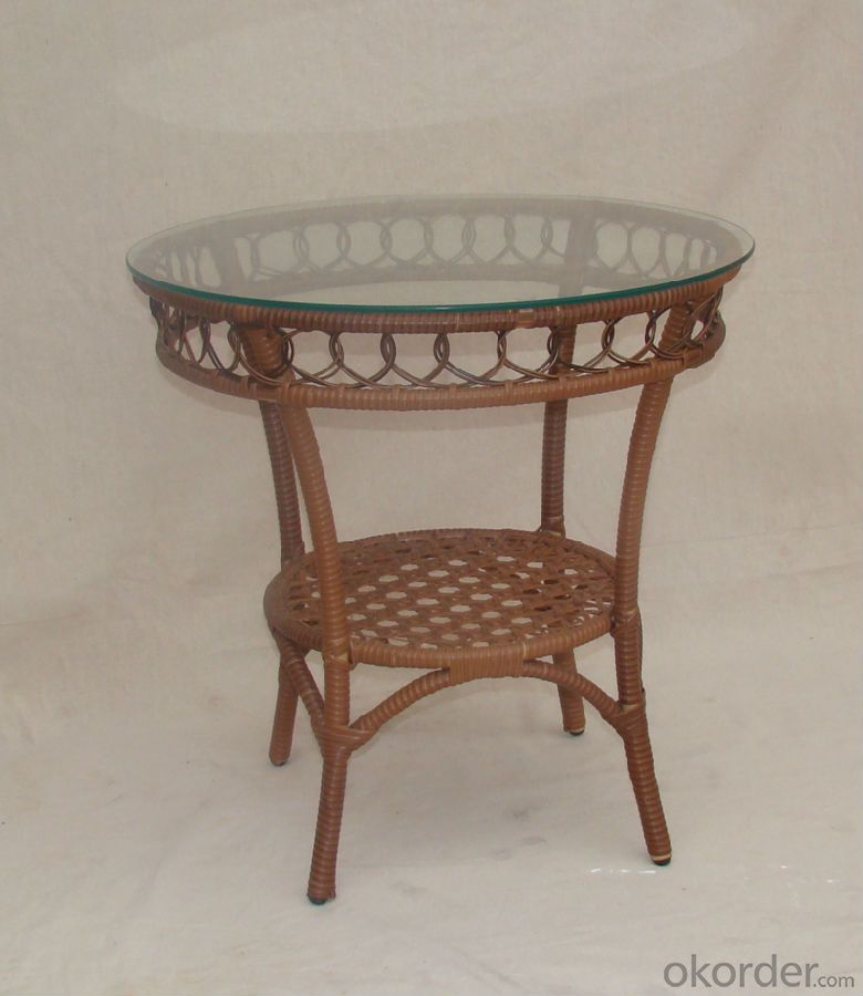 Outdoor Rattan Single Table with Chair for Garden CMAX-SC008