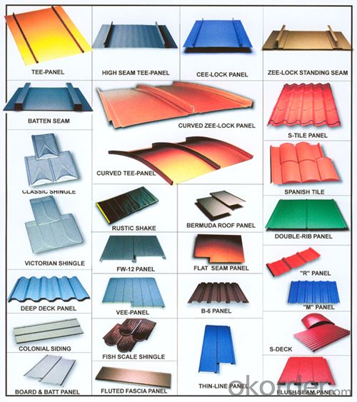 Prepainted rolled steel Coil for Construction Roofing use