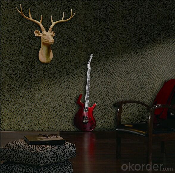 PVC Wallpaper Straw Modern Solid Color Embossed Classic Bedroom Textured Wallcovering