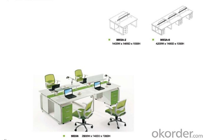 Office Table/Commerical Desk Solid Wood/MDF/Glass with Best Price CN3023B