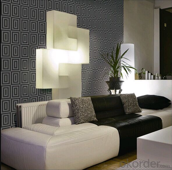 PVC Wallpaper Fashion European Style TV Suitable for Bedroom