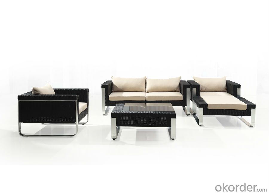 Low Arm Back Chair Outdoor Sofa Set   CMAX-SS006LJY