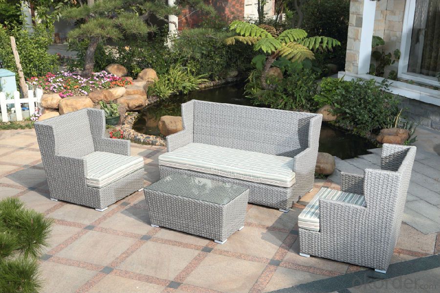 PE Rattan Garden Patio Outdoor Sofa Set   CMAX-SS004LJY