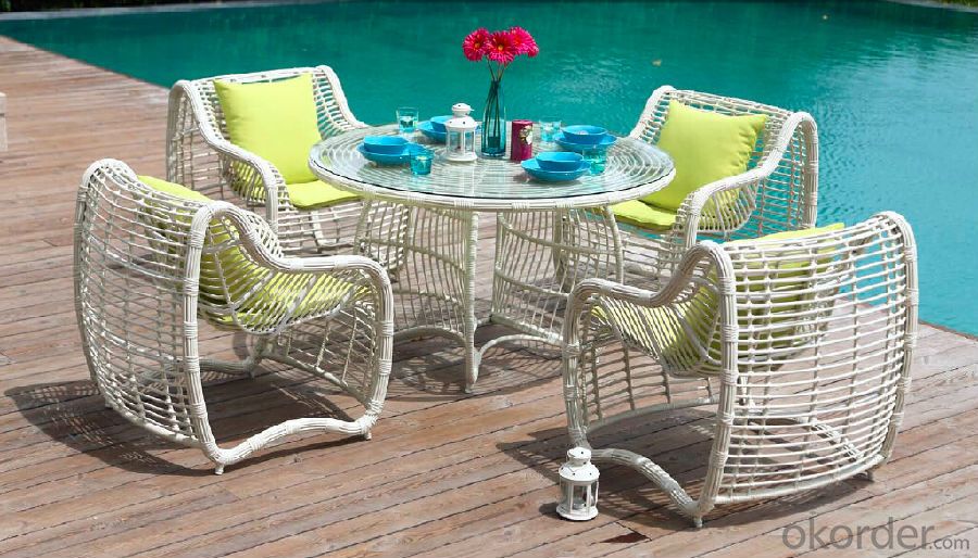 Garden Sofa 3 PCS Round Rattan for Outdoor Furniture Beach Furniture  CMAX-SS008MYX