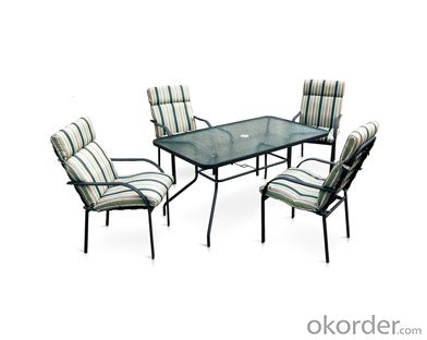 Outdoor Beach Textilene Garden Table and Chair set