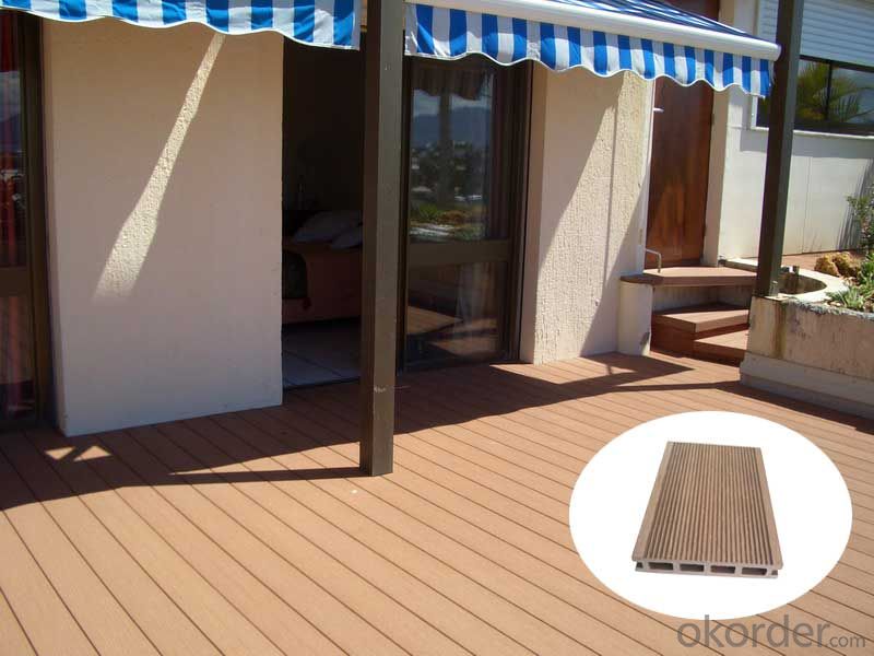 Wood plastic composite wpc decking for garden house