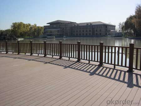 WPC decking/CE Certificated Hollow WPC Decking