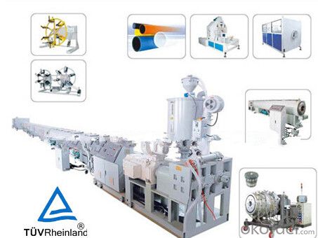 CMAX  HDPE/PP/PVC Vertical Type Double Wall Corrugated Pipe and PVC Ribbed Pipe Extrusion Line