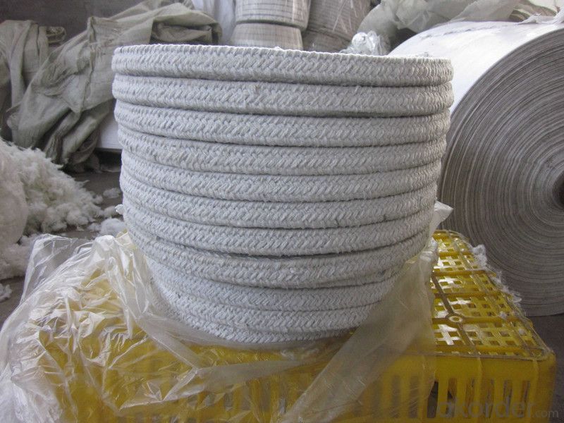 Ceramic Fibre Braided Square Rope Glass Fiberforced Rope