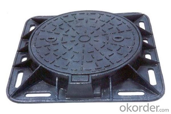 Manhole Cover Ductile Cast Iron Made in China on Sale Heavy Medium  Telecom Sew