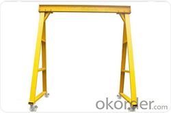  High quality single beam portable gantry crane