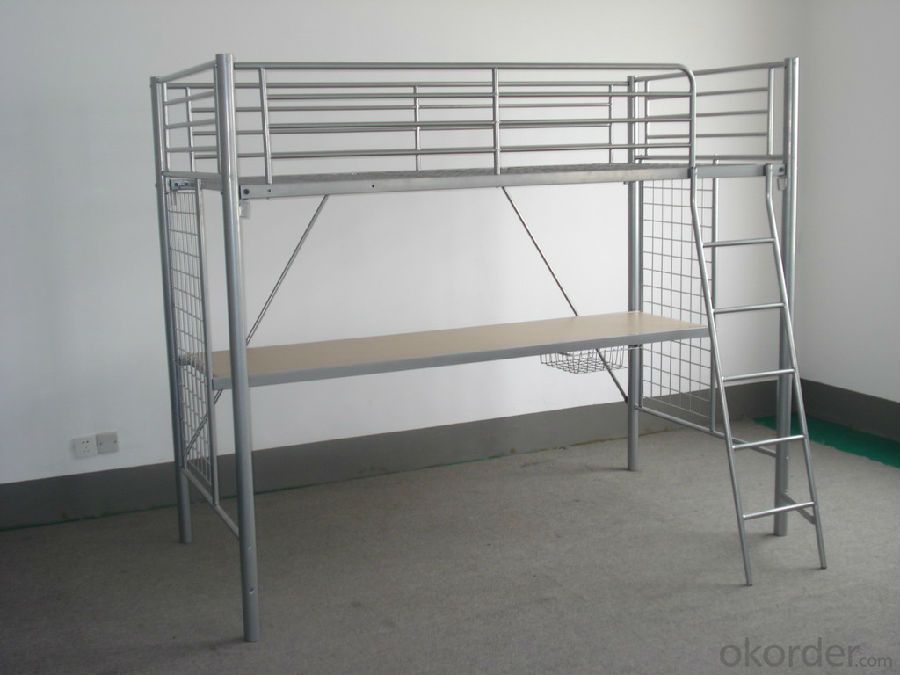 Metal Bunk  Bed with Workstation Modern design MB313