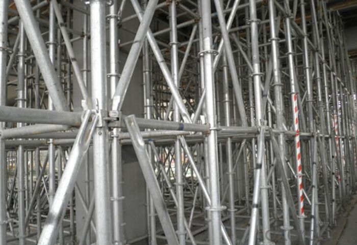 Ring Lock Scaffolding System for High-rise Buildings