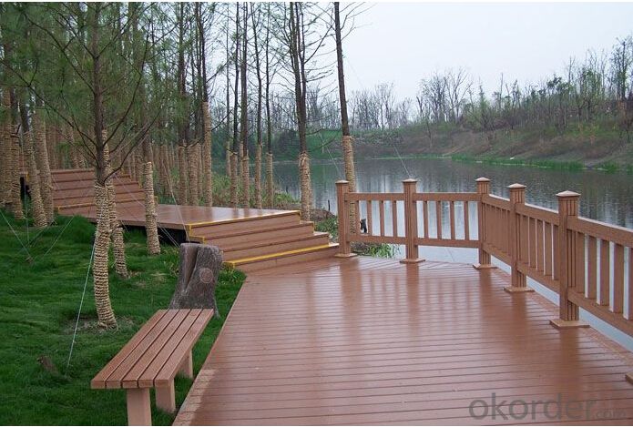 Synthetic Wooden Decking in high quality and cheap pric