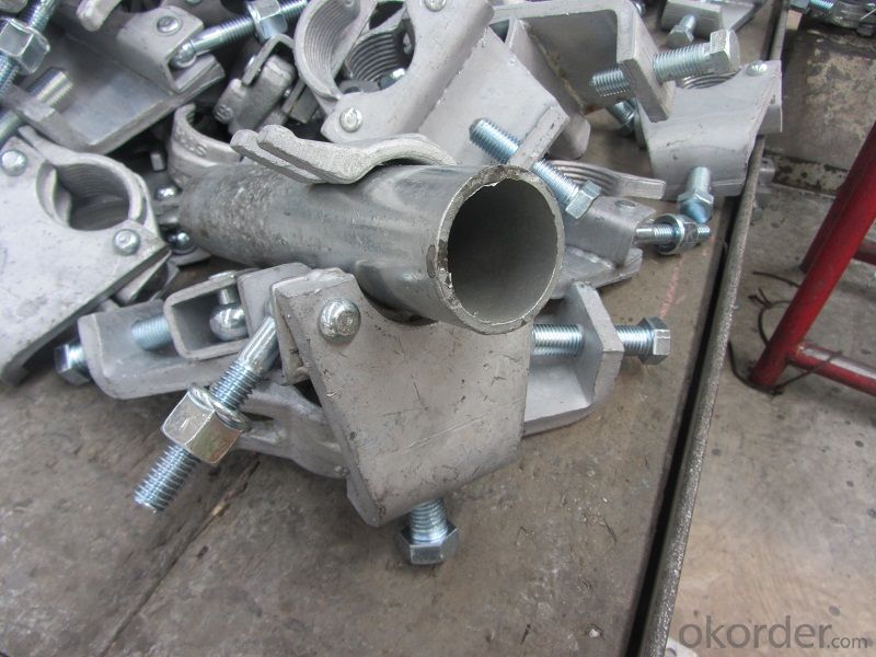 Scaffolding Coupler Steel Galvanized Forged Fixed Beam Coupler 48.3