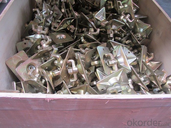 Steel Galvanized Scaffolding  Forged  Formwork Nut with Square Plate