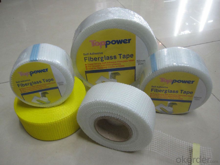Fiberglass Self-adhesive Mesh Tape Roll for Promotion