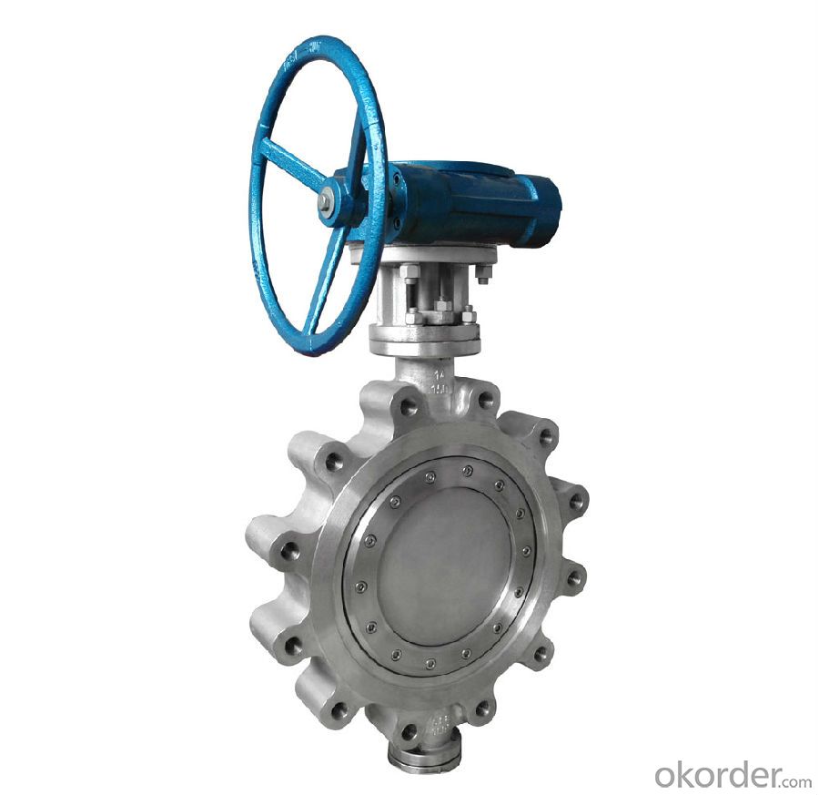 Butterfly Valve Made in China Gear Actuated Flange Triple Eccentric