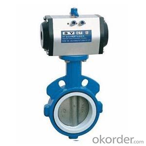 Butterfly Valve on Sale with Worm Gear Actuated Flange Triple Eccentric