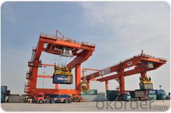 Rail mounted container crane to lift 20'40' ISO standard container 