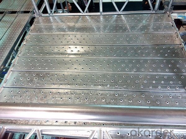Galvanized Steel Plank of Cuplock Scaffolding System