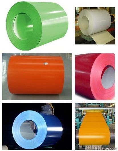 Pre-painted Aluzinc Steel Coils / Color Coated Galvanized Steel Sheet