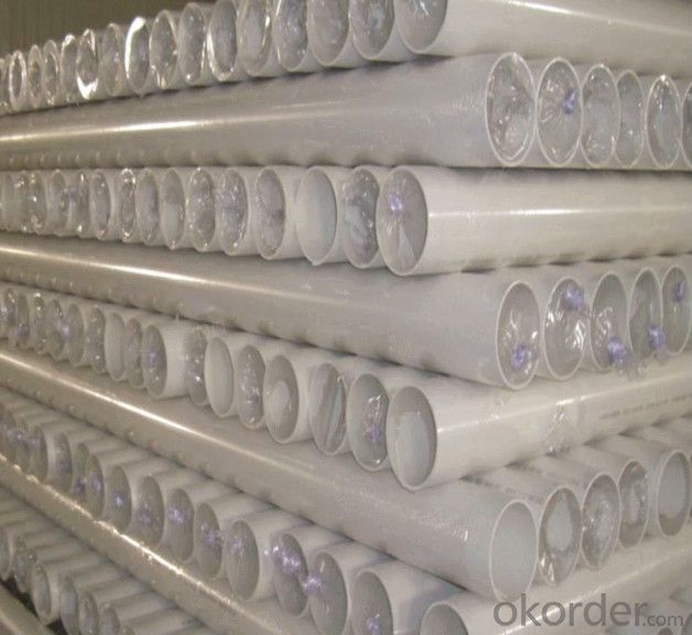 PVC Pipe  PVC  Specification: 16-630mm Length: 5.8/11.8M Standard: GB