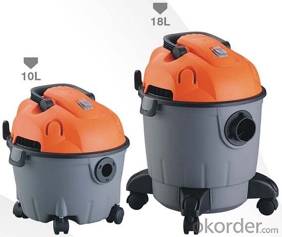Wet and Dry Vacuum Cleaner with Plastic Barrel CNWD6208-10L/18L