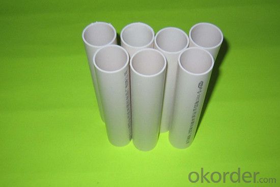 PVC Pipe   redWall thickness:1.6mm-26.7mm Specification: 16-630mm Length: 5.8/11.8M Standard: GB