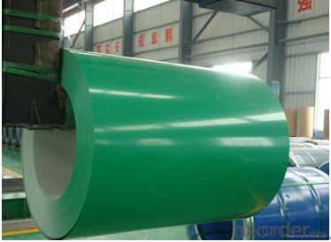Pre-painted Galvanized/Aluzinc Steel Sheet Coil with Prime Quality , Green Color