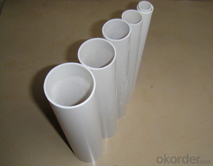 PVC pipe with 110MM, ASTM, AS,BS,ISO, GB  various color