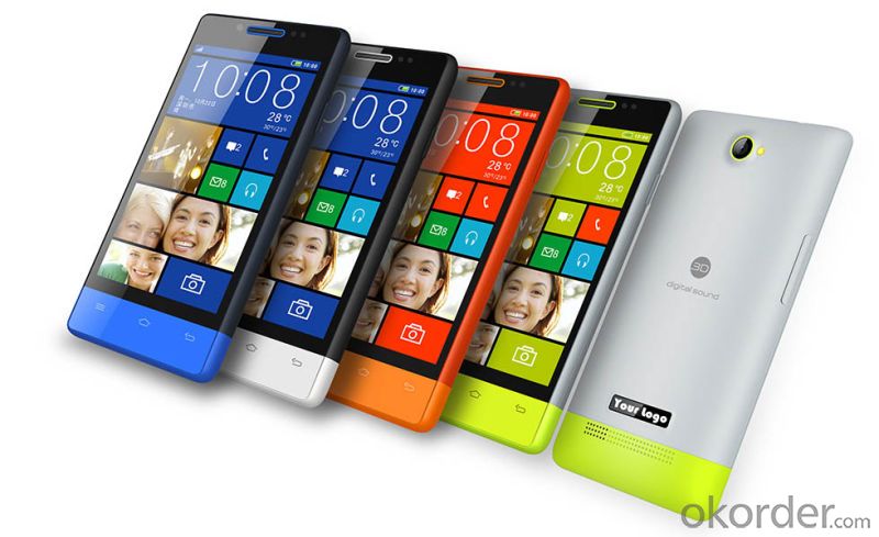4 inch Mtk6572 Dual Core Android 4.2 Mobile Phone with 3G WCDMA2100/850