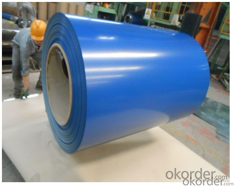 Color Coated Galvanized Steel PPGI Coil Prime Quality Blue Color