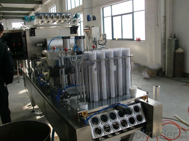 Small Cup filling and Sealing Machine for Aluminum Foil Cup
