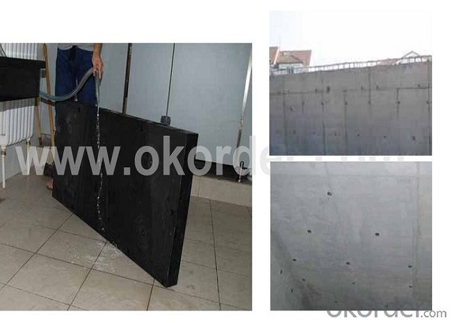 10 X 60 mm Black Plastic Modular Concrete Wall Formwork Panel for Straight Wall