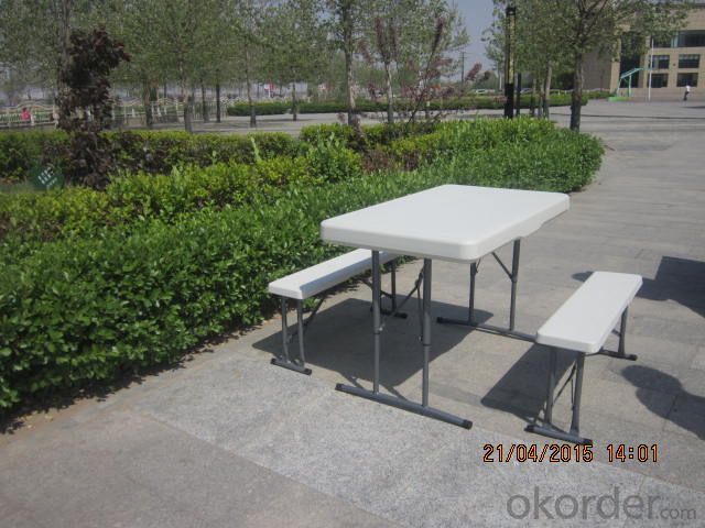 Outdoor Chair, Stainless Steel Legs and Plastic Seat