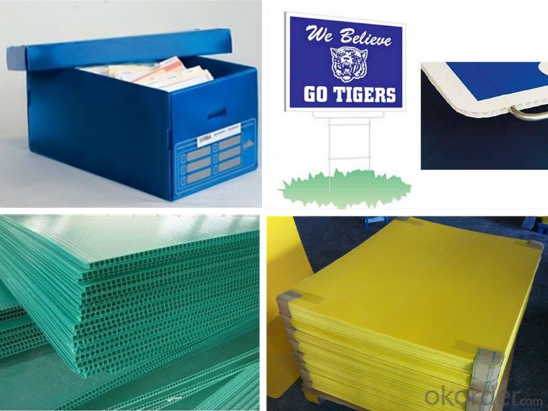 PP/Polypropylene Hollow Sheet Used for Delivery Box and Billboard