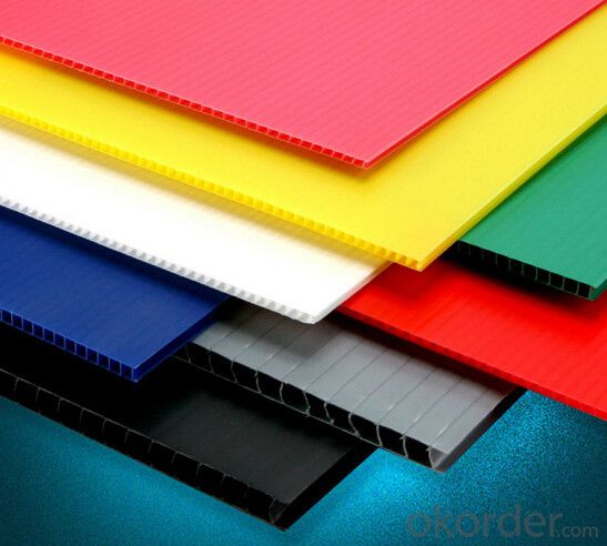 3mm 4mm Recycled Corrugated Plastic Sheets PE PP Hollow Board