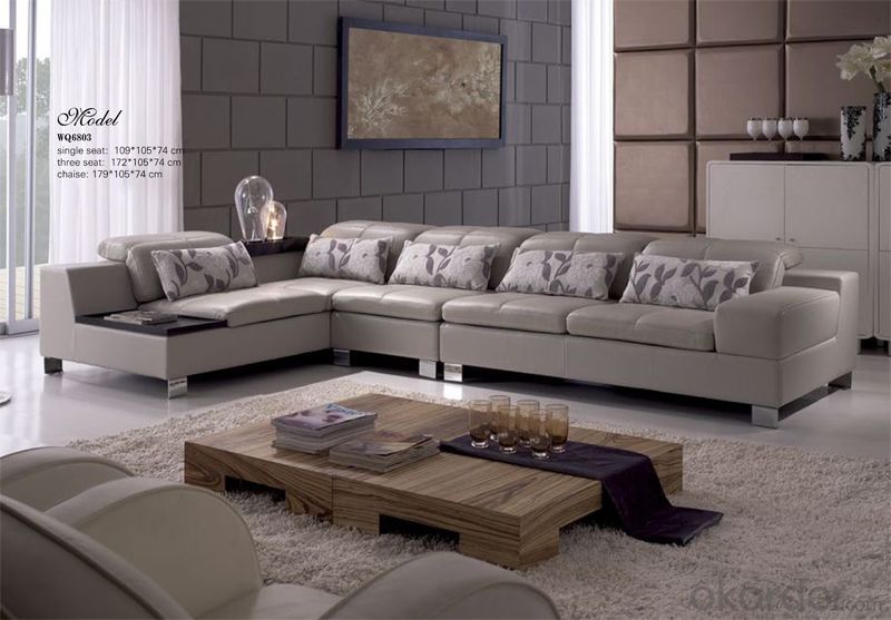 Leather Living Room Furniture of Environmental Material