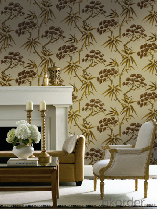 Nonwoven Wallpaper  Velevet  Flocking Wallpaper  Project Wallpaper