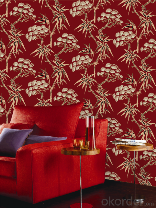 Nonwoven Wallpaper  Velevet  Flocking Wallpaper  Project Wallpaper