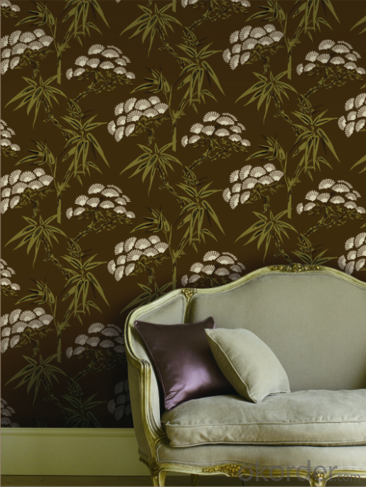 Nonwoven Wallpaper  Velevet  Flocking Wallpaper  Project Wallpaper