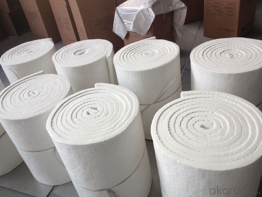 Soluble Ceramic Fiber Insulation Blanket 1260℃ High Temperature Insulation
