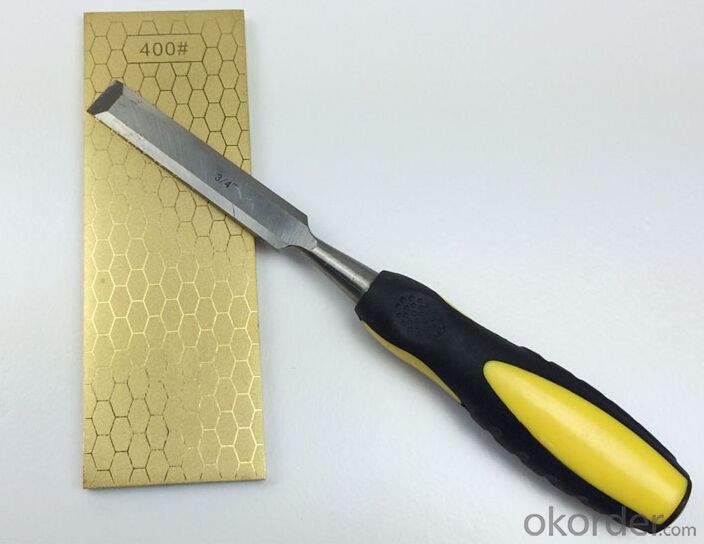Diamond Knife Sharpener 400#1000# Ti-coated for Garden Tools Sharpening