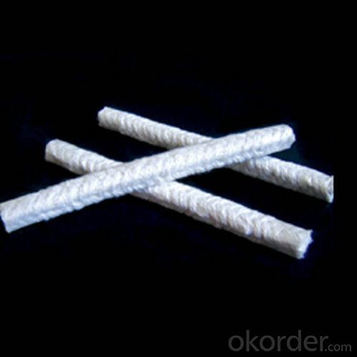 Ceramic Fiber Square Braided Rope, Thickness 1/4”-4”