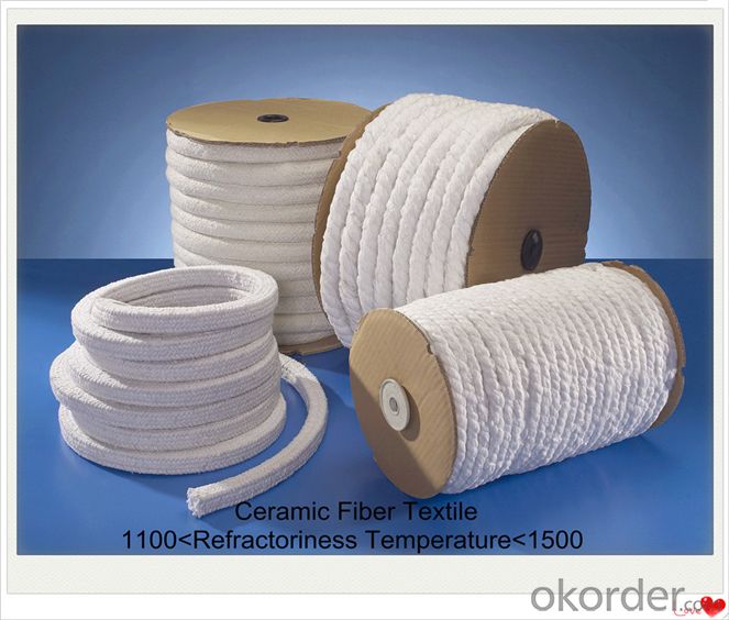 Ceramic Fiber Textiles Cloth Tape Rope and Yarn Heat Insulation High Temperature
