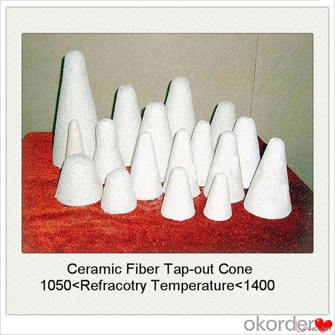Ceramic Fiber Tap Out Cone 1260 to 1400 STD Vacuum Formed